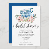 ティーパーティー ブライダルシャワーの招待状 招待状 (正面/裏面)