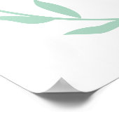 ティーパーティー ブライダルシャワー ウェルカムサイン ポスター (角)