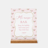 ティーパーティー ブライダルシャワー ミモザバー アクリルサイン (正面)