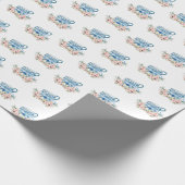 ティーパーティー ブライダルシャワー ラッピングペーパー (角)