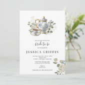 ティーパーティー ブライダルシャワー 招待状 (スタンド正面)