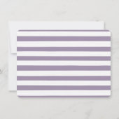 ティーパーティー ブライダルシャワー 花のティーポット 招待状 (裏面)