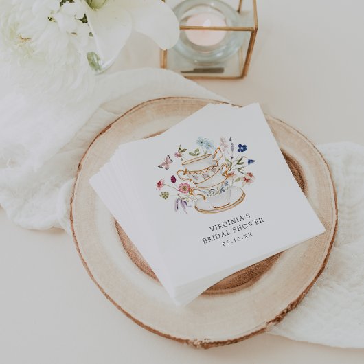 ティーパーティー ペーパーナプキン スタンダードカクテルナプキン