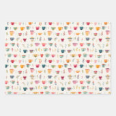 ティーパーティー ラッピングペーパーシート (正面3)