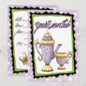 ティーパーティー - 招待状 (正面/裏面)