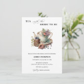 ティーパーティー | Teaブライダルシャワー 招待状 (スタンド正面)