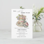 ティーパーティー | Teaブライダルシャワー 招待状 (スタンド正面)