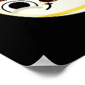 ティーヒおもしろいティーカッププンダークBG ポスター (角)