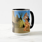 ティーピーでのキャットファイト マグカップ (正面右)