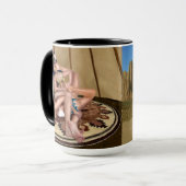 ティーピーでのキャットファイト マグカップ (正面左)