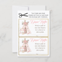 ティーピーキツネボホトライバルおむつラッフルチケット