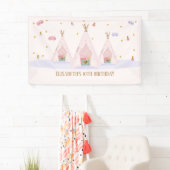 ティーピースパの誕生日パーティー 横断幕 (インサイチュ)