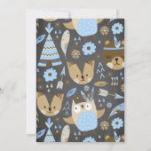 ティーピーワイルドワン誕生日招待状 招待状 (裏面)