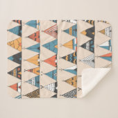 ティーピー型。ウィグワム先住民アメリカの夏のテント シェルパブランケット (正面(横))