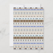 ティーピー部族のベビーシャワー招待状 招待状 (裏面)