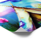 ティーピー インクと水のアート ポスター (角)