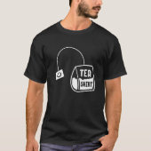 ティーファナティックティーバッグティーチャージャーストティーハートビート Tシャツ (正面)