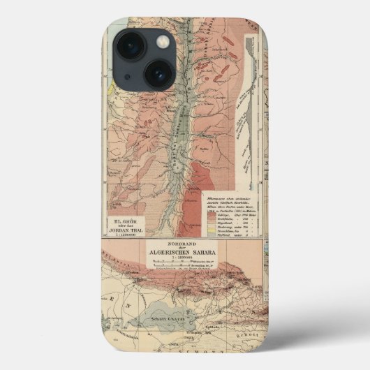 ティーフランダー・アトラスの地図 Case-Mate iPhoneケース (裏面)