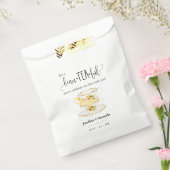 ティーフリースバッグひまわり結婚式の引き出物バッグ フェイバーバッグ (封をした状態)