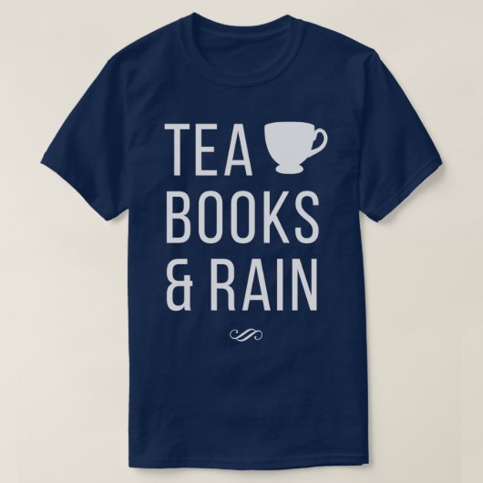 ティーブックが雨を降らせる Tシャツ (デザイン正面)