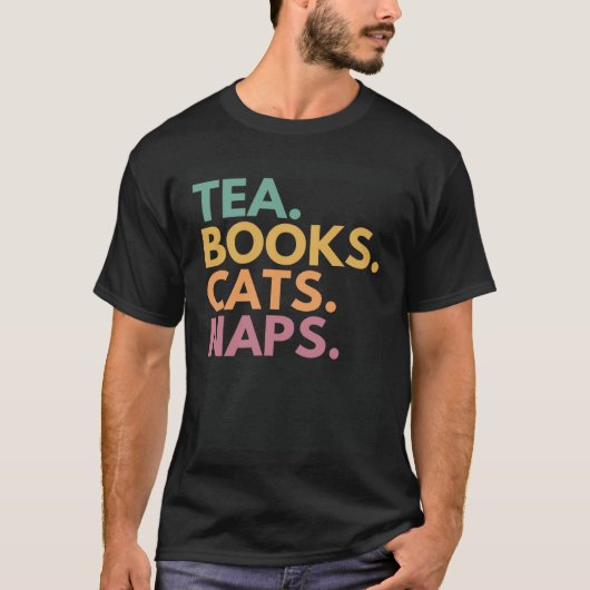 ティーブックキャッツ昼寝 Tシャツ (正面)