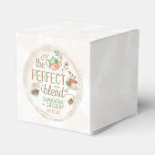 ティーブライダルウェディングシャワーザパーフェクトブレンドパーティー フェイバーボックス (裏面サイド)