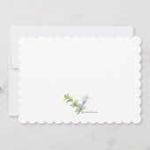 ティーブライダルシャワー 招待状 (裏面)