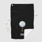 ティーブラックイニシャル ゴルフタオル (インサイチュ)