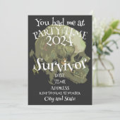 ティーブランチランチパティオガーデン2024祝パーティー 招待状 (スタンド正面)