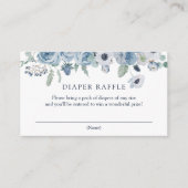 ティーブルーフローラおむつラッフルインサートカードの時間 エンクロージャーカード (正面)