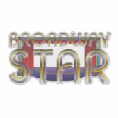 ティーブロードウェイ星 シール (正面)