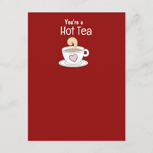 ティープ気のあるそぶりをしたンクパティー ポストカード (正面)