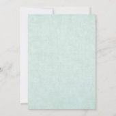 ティーベイビーシャワー招待状 招待状 (裏面)