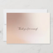 ティーベージュバラブライダルシャワーサンキューユア サンキューカード (裏面)