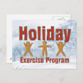 ティーホリデーエクササイズ計画 シーズンポストカード (正面/裏面)