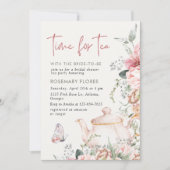 ティーボホフローラブライダルシャワー 招待状 (正面)
