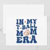 ティーボールママ時代の母の日のプレゼント シーズンカード (正面/裏面)