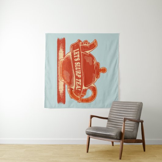 ティーポおもしろいット茶 タペストリー (インサイチュ(横))