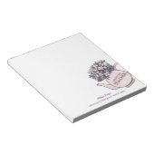 ティーポかわいらしットと花先生ギフトメモ帳 ノートパッド (アングル)