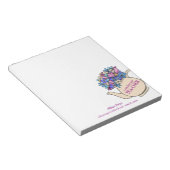 ティーポかわいらしットと花先生ギフトメモ帳 ノートパッド (アングル)