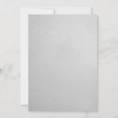 ティーポエレガントットブライダルシャワーティーパーティー 招待状 (裏面)