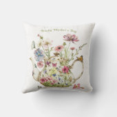 ティーポエレガントット春の花蝶 クッション (裏面)