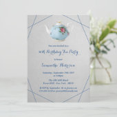 ティーポエレガントット誕生日ティーパーティー 招待状 (スタンド正面)