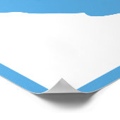 ティーポカラフルット模様 ポスター (角)