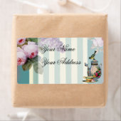 ティーポットとカップ付きテオプティトリアノン ラベル (インサイチュ)