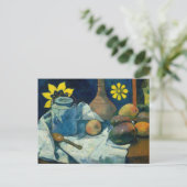 ティーポットとフルーツを使った静物体験 | ポール・ゴーギン ポストカード (スタンド正面)