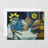 ティーポットとフルーツを使った静物体験 | ポール・ゴーギン ポストカード (正面/裏面)