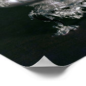 ティーポットとランプスタンドとバーナー付きケトル ポスター (角)