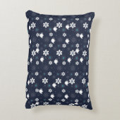 ティーポットと花 アクセントクッション (裏面(縦))