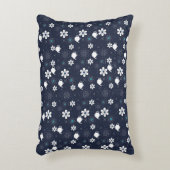 ティーポットと花 アクセントクッション (正面(垂直))